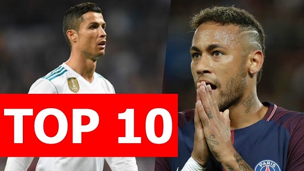 Điểm danh top 10 cầu thủ lương cao nhất thế giới