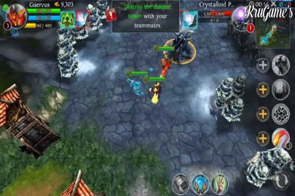 Top 4 tựa game mobile giống Liên Minh được yêu thích 3 Heroes of Order and Chaos sở hữu lối chơi cực hay