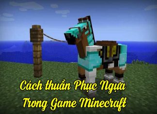 Các cách thuần phục ngựa trong minecraft Cách thuần phục ngựa trong minecraft