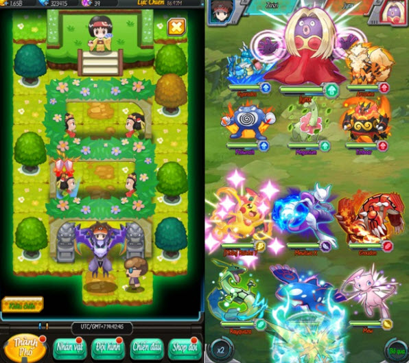 Bảo bối thần kỳ H5 - Sống lại đam mê cùng với Pokemon 2 nội dung game bảo bối thần kỳ