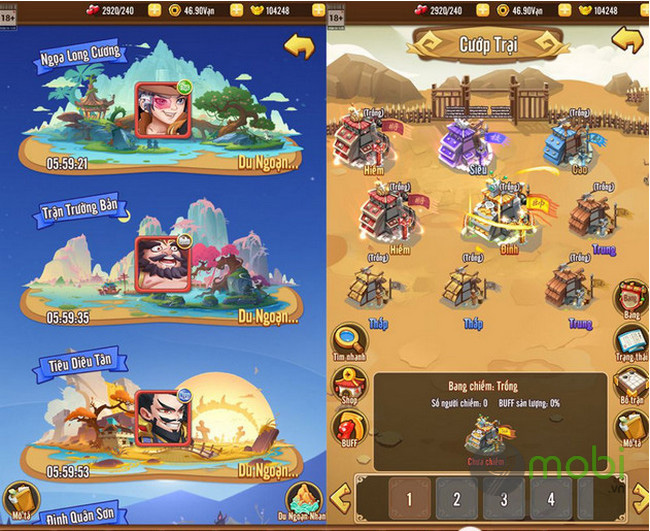 Tất tần tật về game Dân chơi tam quốc 3 nhiệm vụ