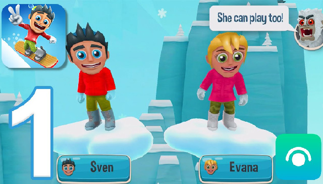 Ski safari - Game trượt tuyết siêu vui nhộn 2 Các tính năng chính trong game